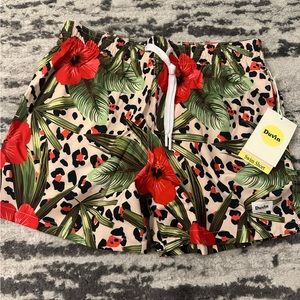 Duvin Design Leo Floral Swim Short